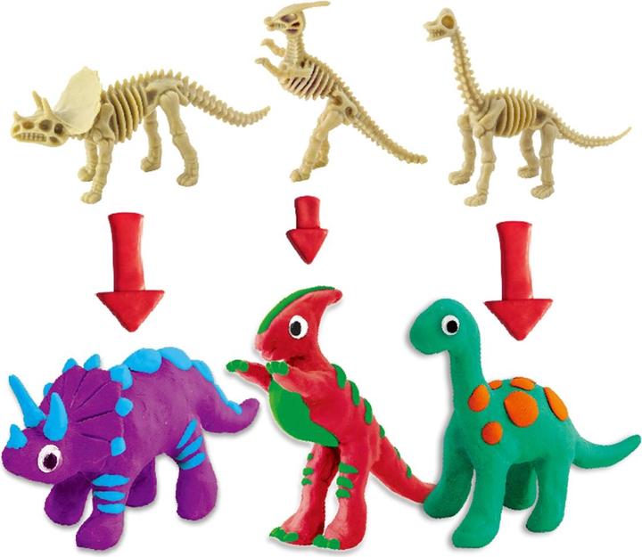 Actual product image Play-Doh Air Clay Dinosaur assorted
