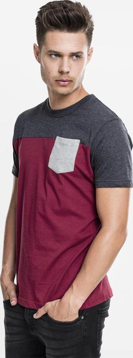 Produktbild Urban Classics 3-Tone Pocket Tee (S)
