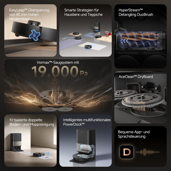 Immagine prodotto Dreame L40s Pro Ultra Black (Robot aspirapolvere)