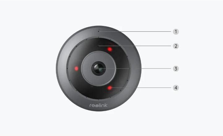 Actual product image Reolink Fisheye Series W520 WiFi (2560 x 2560 pixels)