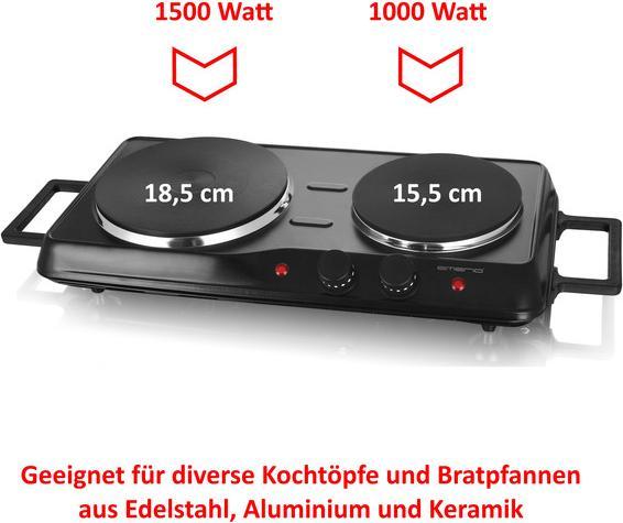 Produktbild Emerio Doppelkochplatte