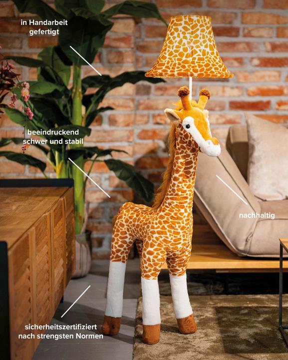 Immagine prodotto Happy Lamps Raffi la giraffa, lampada da terra a LED, fatta a mano (450 lm)
