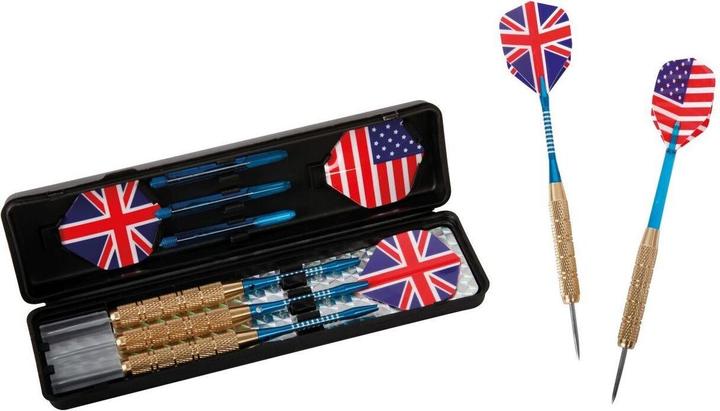 Produktbild New Sports Steel Dart-Set Deluxe 22g Blue (22 g)