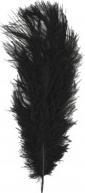 Actual product image Rayher Ostrich feather, black, 1 piece