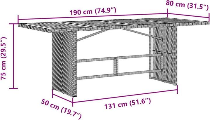 Actual product image VidaXL Shimanto (80 cm)