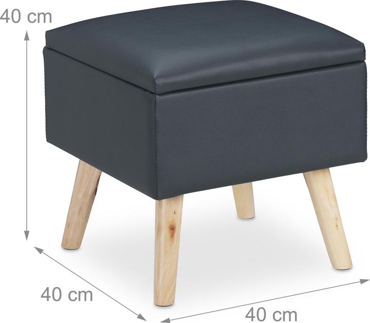 Actual product image Relaxdays Seat stool