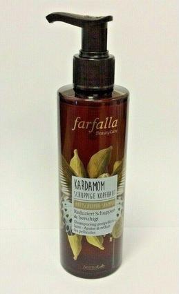 Image du produit Farfalla KARDAMOM Shampooing antipelliculaire | Cheveux à pellicules et cuir chevelu sec (200 ml, Shampoing liquide)