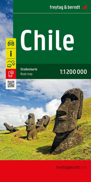 Image du produit Chili, carte routière 1:1.200.000, freytag & berndt