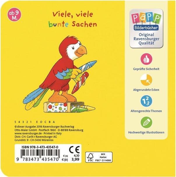 Produktbild Ravensburger Mein erstes Gucklochbuch Farben (Deutsch)