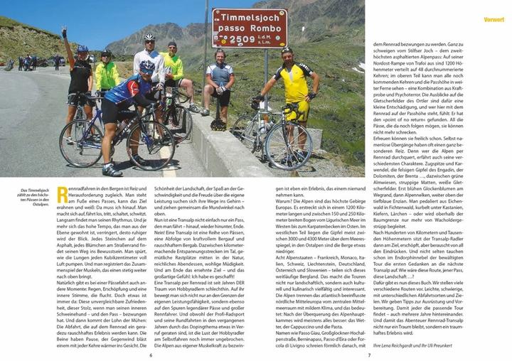 Produktbild Transalp mit dem Rennrad (Deutsch, Uli Preunkert, 2019)