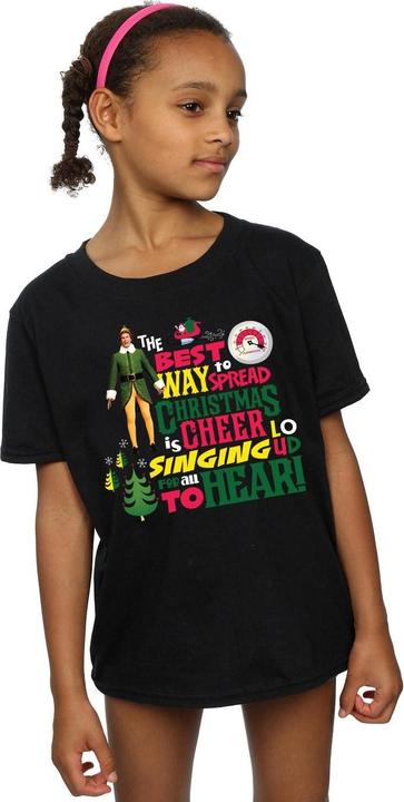 Immagine prodotto Elf Christmas Cheer Maglietta Ragazze (152, 158)