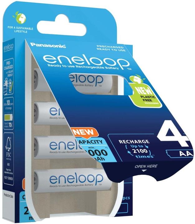 Immagine prodotto Panasonic Eneloop (4 pz., AA, 2000 mAh)
