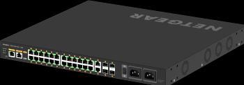 Actual product image Netgear PoE++ Switch AV Line M4250-26G4F-PoE++ 28 Port (30 Ports)