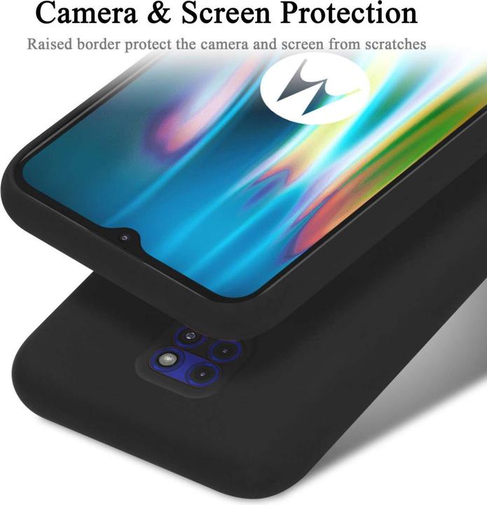 Actual product image Cadorabo Bumper Case for Motorola MOTO G9 PLAY TPU Liquid Silicone Cover for Motorola MOTO G9 PLAY (Motorola Moto G9 Play)