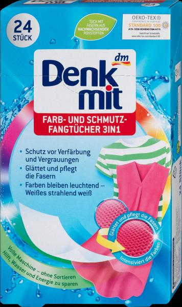 Produktbild dm Denkmit Farb- & Schmutzfangtücher (24 Waschgänge, Tücher)