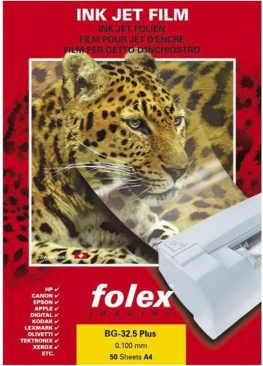 Produktbild Folex Projektionsfolien BG-32 Plus (0.10 g/m², 50 x)