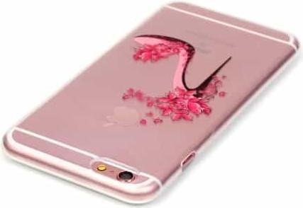 Actual product image Ueli Express iPhone 6s / 6 Super Slim Rubber Case TPU High Heels Flowers (Apple iPhone 6s, Apple iPhone 6)