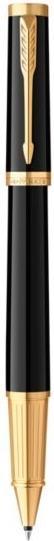 Produktbild Parker Pen PARKER Rollerball Ingenuity Schwarz glänzend GT (F, schwarz) (Gold, Schwarz, 1 x)