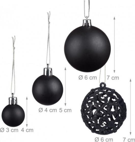 Image du produit Relaxdays 150x palline-natale (150 -pièce)
