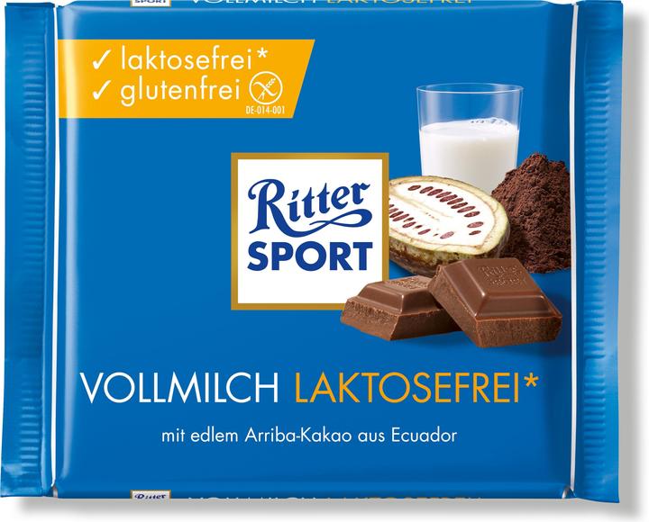 Produktbild Ritter Sport Vollmilch laktosefrei (100 g)