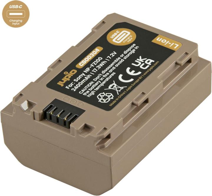 Produktbild Jupio NP-FZ100 Ultra C (USB-C Input) 2400mAh (Akku)