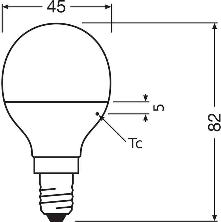 Immagine prodotto Osram Star Classic P (E14, 40 W, 470 lm, 1 x, F)