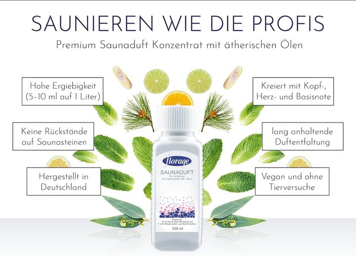Immagine prodotto Florage Eukalyptus/Latsche Sauna-Duft-Konzentrat 250 ml