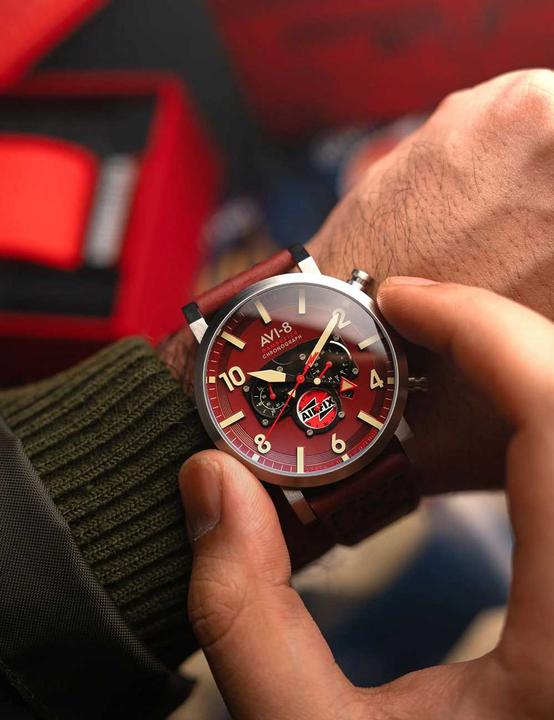 Immagine prodotto AVI-8 AV-4107-04 (Orologio da pilota, Cronografo)
