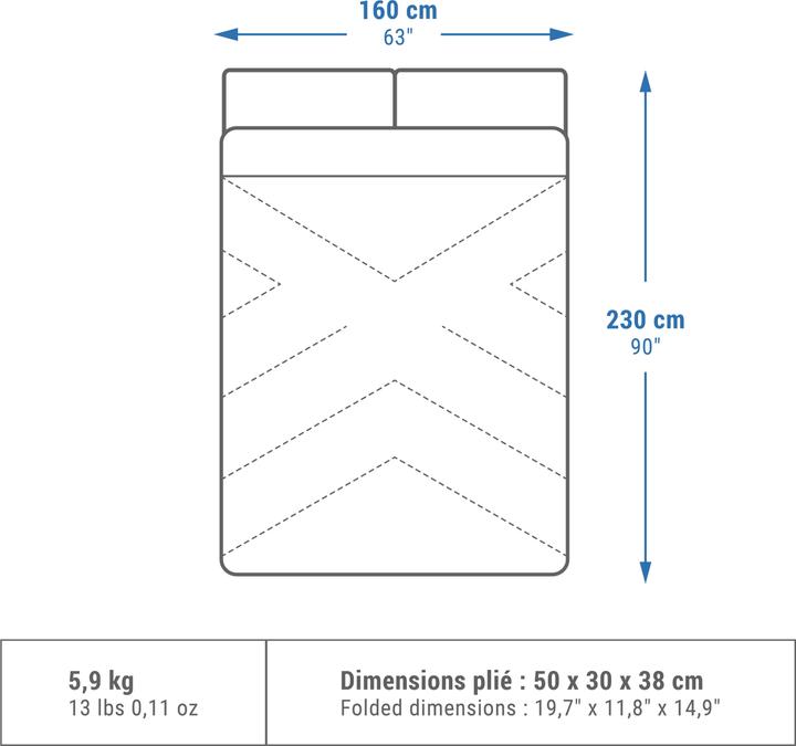 Actual product image Quechua 340418 (225 cm)
