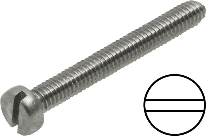 Immagine prodotto Modellbau Lindinger Viti a testa cilindrica m2/16mm con intaglio 25pz. in acciaio inox (25 Viti per pezzo)