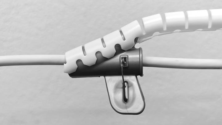 Produktbild Steffen SET FAST COVER Kabelschutzschlauch Typ 16mm weiss (Kabelschlauch, 200 cm)