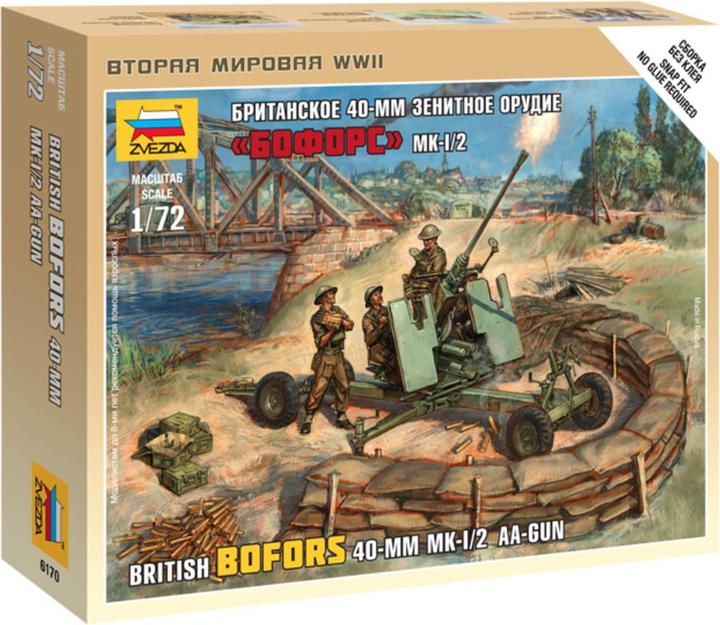 Produktbild Carson 1:72 Britische Bofors 40mm Mk-2 FLAK