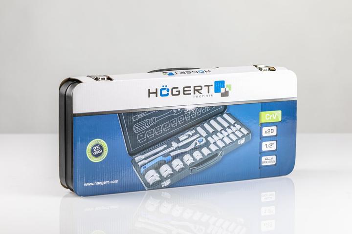 Actual product image Högert Tool set, 29 pcs. (1/2", 3/8")