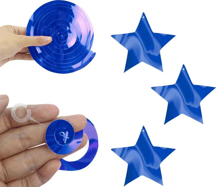 Produktbild Amscan Sterne und Wirbel Luftschlangen Folie 30erPack