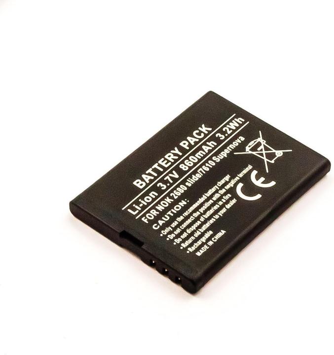 Produktbild AGI Handyakku kompatibel mit Nokia X3-02 - Akku - Schwarz - Lithium-Ion (Li-Ion) - 6