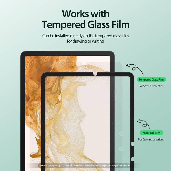 Image du produit Dux Ducis Naad Series Paperlike Film Schutzfolie (1 pièce(s), Galaxy Tab S9, Galaxy Tab S8, Galaxy Tab S9 FE, Galaxy Tab S7)