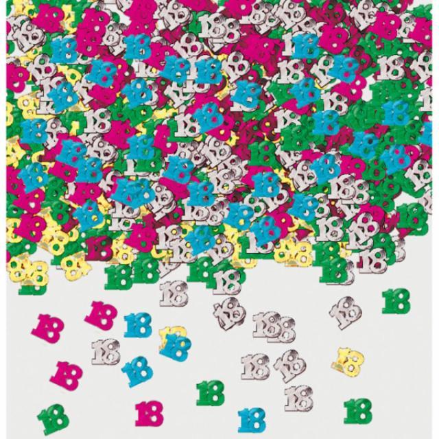 Image du produit Magni INT36118-90 - Confetti 18, film, 14 g, décoration de table, anniversaire