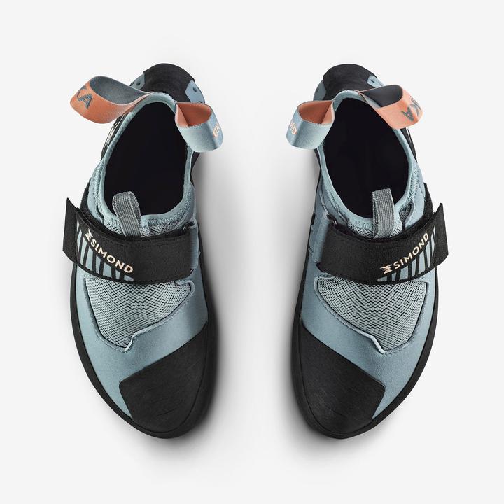 Image du produit Simond Chaussons d'escalade techniques et souples femme, Vertika Soft gris (37.5)