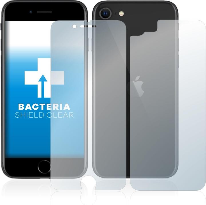 Produktbild upscreen Schutzfolie Displayschutz Displayschutzfolie Folie Klar antibakteriell (1 Stück, Apple iPhone SE (2nd Gen))