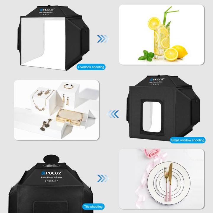 Actual product image Puluz Folding Studio Shooting Tent Soft Box (Recording box)