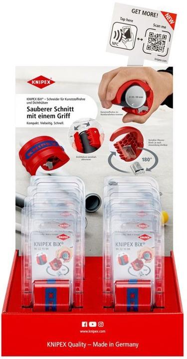 Actual product image Knipex 00 18 01 V43 Counter display 8x 90 22 10 BK (250 mm)