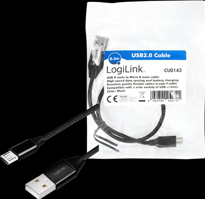 Produktbild LogiLink CU0143 (0.30 m, USB 2.0)