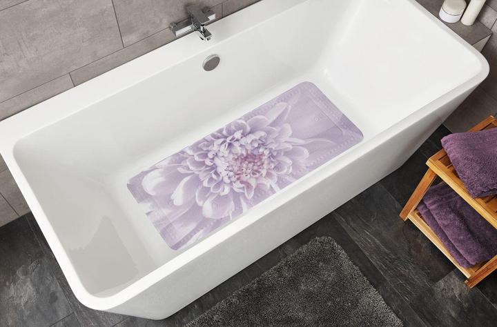 Produktbild Kleine Wolke Badewanneneinlage Dahlia 36 x 92 cm, Lila (36 x 92 cm)