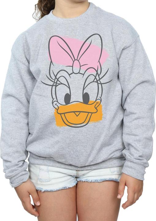 Actual product image Disney Girls Daisy Duck Head Sweatshirt (116)