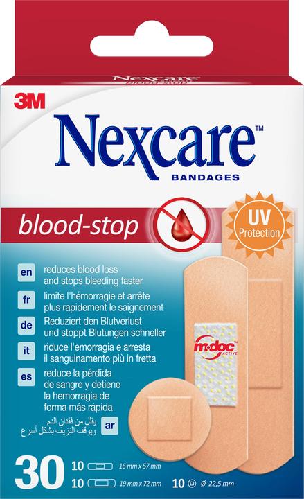 Image du produit 3M Blood-Stop pansements assortiment 3 tailles (30 x)