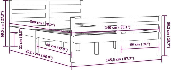 Actual product image VidaXL Ingaborg (140 x 200)