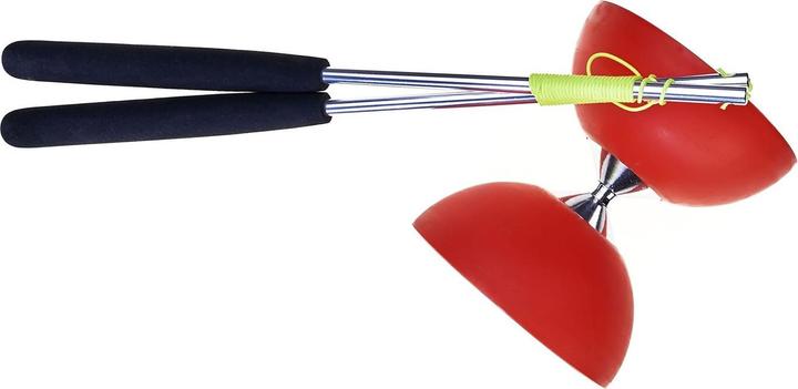 Actual product image Eureka! Rubber diabolo with aluminium rods