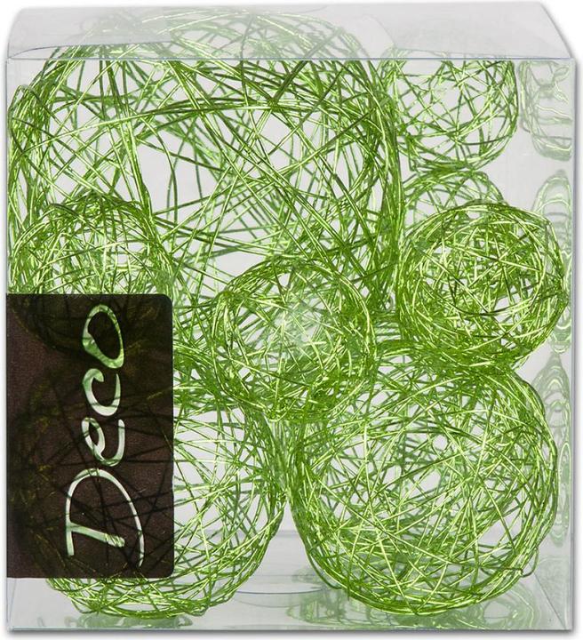 Actual product image Ambiance Technology Wire ball mix 10 pieces, green