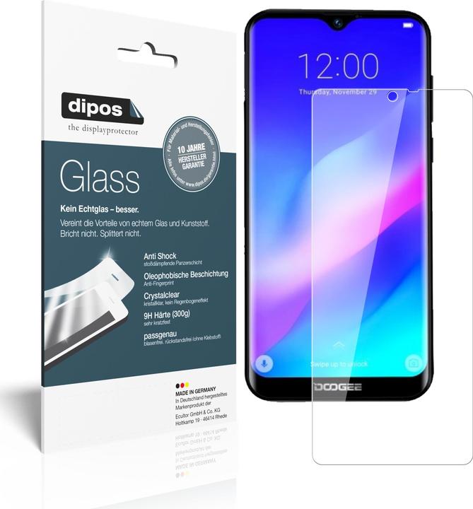 Actual product image Dipos Screen Protector Anti-Shock (1 Piece, Doogee Y8 Plus)