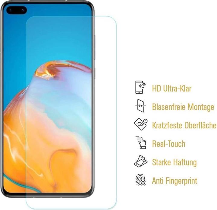 Produktbild Protectorking 2x Panzerfolie Anti-Shock HD Klar (2 Stück, Huawei P40)